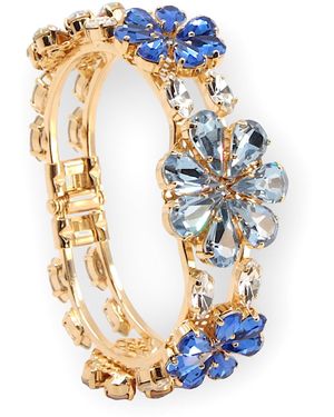 DAMAPREZIOSA Daisy Crystal Bouquet Bracelet - Blue