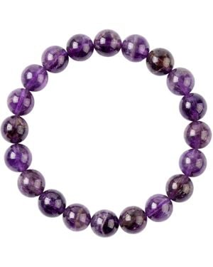 seree Manifest Calm Amethyst Beaded Bracelet - Purple