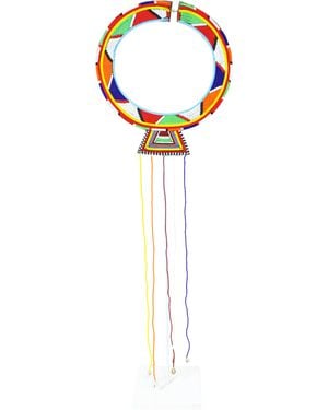 Botanical Boys Kenya Maasai Beaded Necklace - Blue