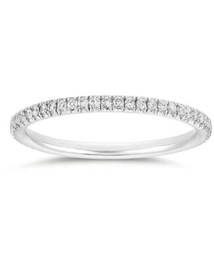 Dinny Hall Minnow Diamond Three Quarter Eternity Ring - White