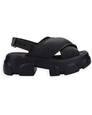 Melissa Yura Sporty Platform Sandal - Black