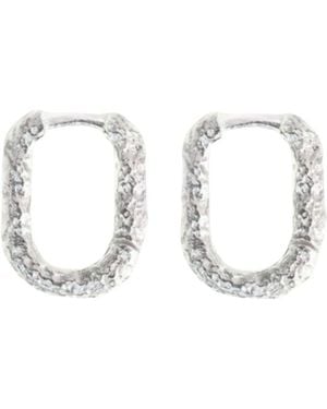 Dainty London Rockpool Hoops - Metallic