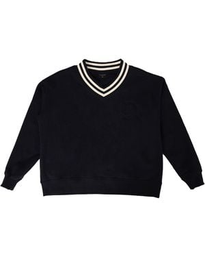 Rave on Trend Société V-Neck - Blue