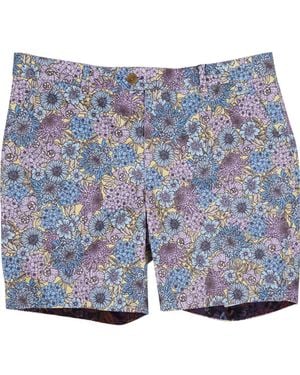 lords of harlech John Garden Party Shorts - Blue
