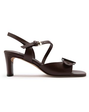 Ilvi Vince Leather Heeled Sandal - Brown