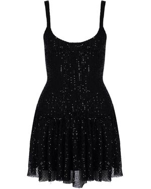 Alive New York City Noir Starlight Mini Dress - Black