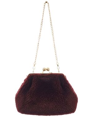Nooki Design Booba Faux Fur Clutch Bag - Purple