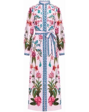 Raishma Valentina Floral Dress - Blue