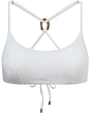 Baíah Aurora Balconette Bikini Top - White