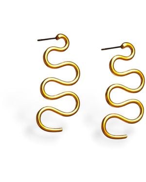 Oriaku Studio Kamba Earrings - Metallic
