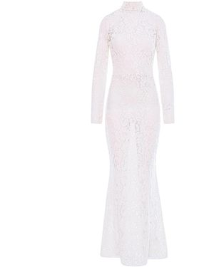 Underflirty Alessia Long Lace Dress - White