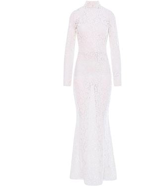 Underflirty Alessia Long Lace Dress - White
