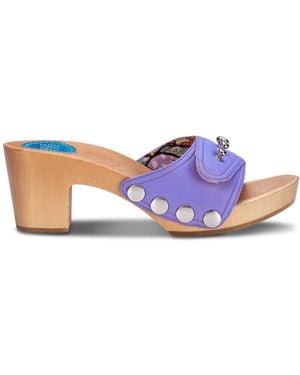 Nique Forde Luna Lilac Georgie Sandals - Blue