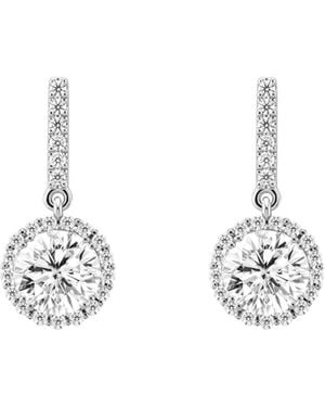 Arte Madrid Simple Round Drop Earrings - Metallic