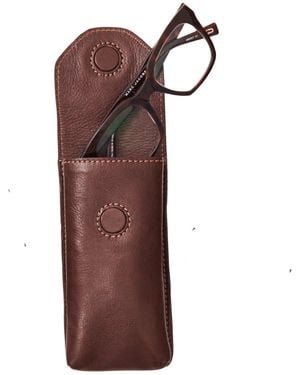 VIDA VIDA Handmade Soft Leather Glasses Sunglasses Case - Brown