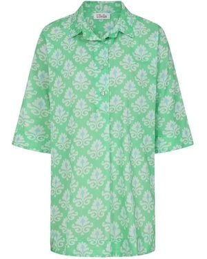 Luella Fashion Maya Cotton Tunic Printed Pattern - Green