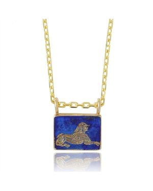 Ece London The Sphinx Necklace - Blue