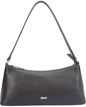 Paul Costelloe Zoey Leather Shoulder Bag - Grey