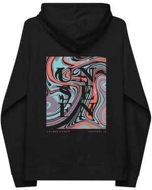 Anchor and Crew Eighteen Unseen Editions Organic Cotton Hoodie - Black