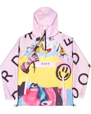 mysimplicated Water Repellent Windbreaker Design W - Pink