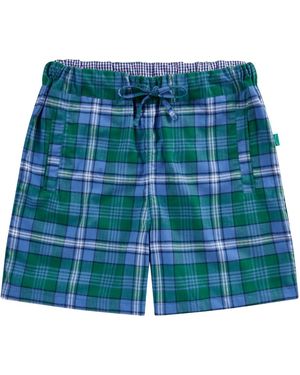 Lounge Loungewear Shorts Sea Turtle Design - Blue