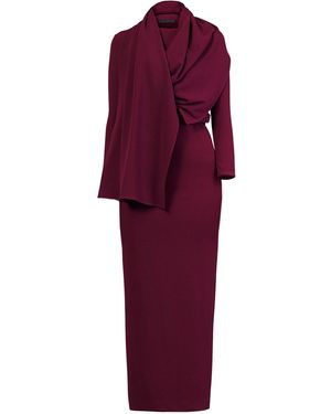 Meem Label Addison Plum Dress - Red