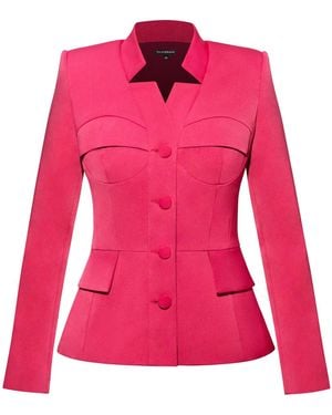 Tia Dorraine Time For Romance Tailored Blazer - Pink