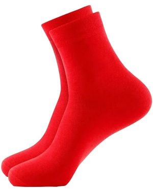 HIGH HEEL JUNGLE by KATHRYN EISMAN Lil Cotton Socks - Red