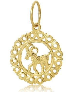 Maya Brenner Zodiac Pendant - Metallic