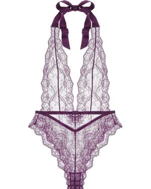 Journelle Anais Bodysuit Violette - Purple