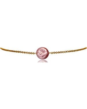Marquise Swim Necklace - Pink