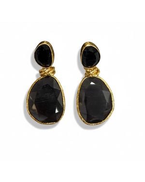 La Pluie Jewellery Nodo Earrings - Black