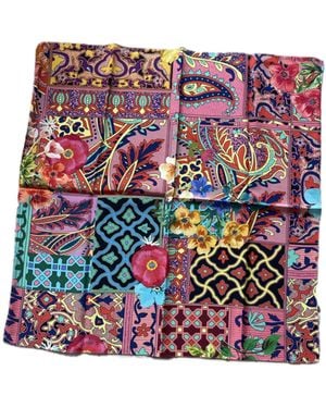 Introvertie VIENNA Silk Scarf - Red