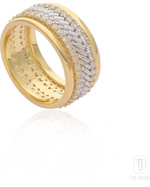The Jewelz Keep Me Twisted Band Ring - Metallic