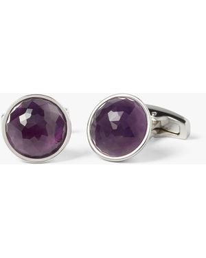 Simon Carter Amethyst Rondo Cufflinks - Purple