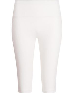 The Koozy Charlotte High Waist Shorts - White