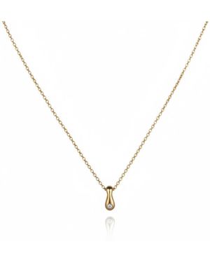 La Pluie Jewellery Lueur Necklace - Metallic