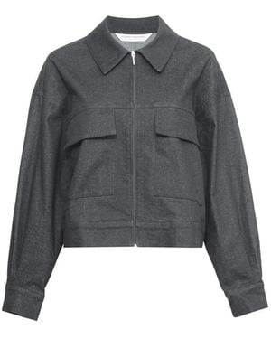 Audrey Vallens Denim Affair Jacket Noir - Grey