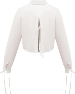 HER CIPHER Neutrals Malva Shirt - White