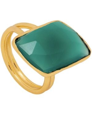 Lavani Jewels Stardust Ring - Green