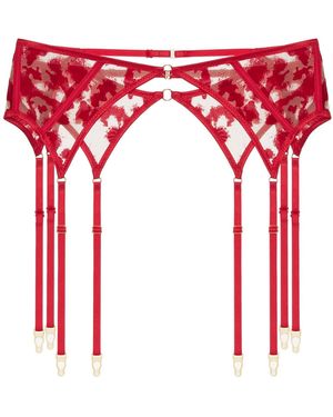 Perilla Lingerie Harlow Suspender - Red