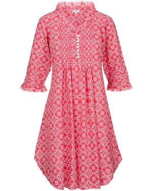 At Last Annabel Cotton Tunic - Pink