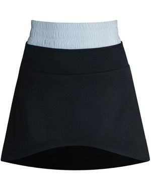 Vestiaire d'un Oiseau Libre Contrast Skirt - Black