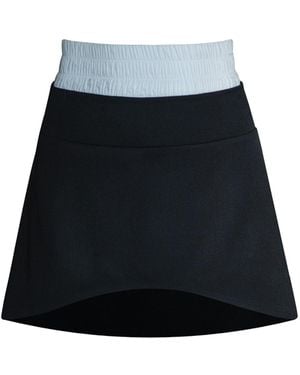 Vestiaire d'un Oiseau Libre Contrast Skirt - Black
