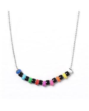 Pinnole Necklace - Metallic