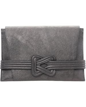 Gráinne Maher Anu Convertible Clutch Pewter Metallic - Grey