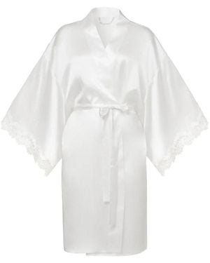 SAINTED SISTERS Scarlett Robe Ivory - White