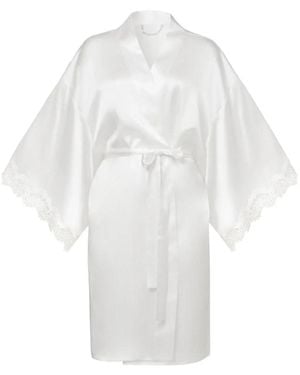 SAINTED SISTERS Scarlett Robe Ivory - White