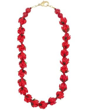 Sita Nevado Hibisco Necklace - Red