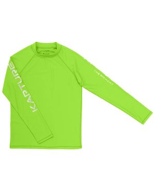 Kapture Dayglow Comfyfit Recycled Rashguard - Green